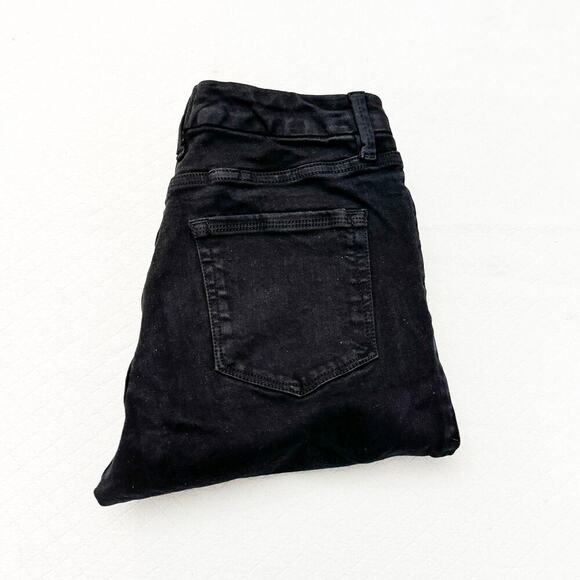 Good American Good Legs Black Denim Jeans Stretch Fit Skinny Size 12 / 31 - Picture 1 of 8